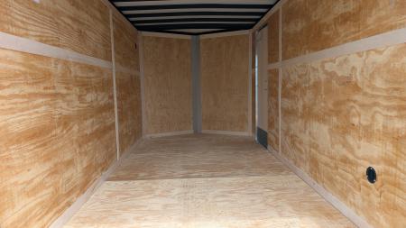 New 2026 Homesteader 7x14 Intrepid V-Nose Contractor Trailer w/ Barn Doors