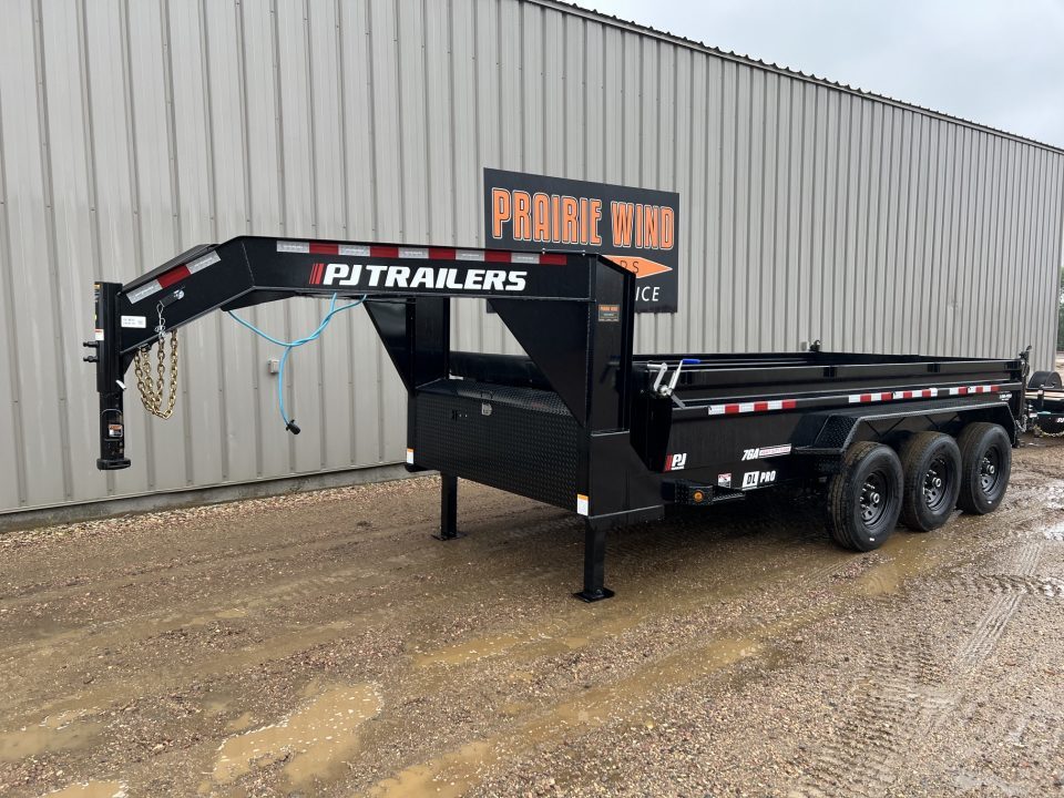 New 2027 PJ Trailers 16' DL Triple Axle Gooseneck Dump Trailer