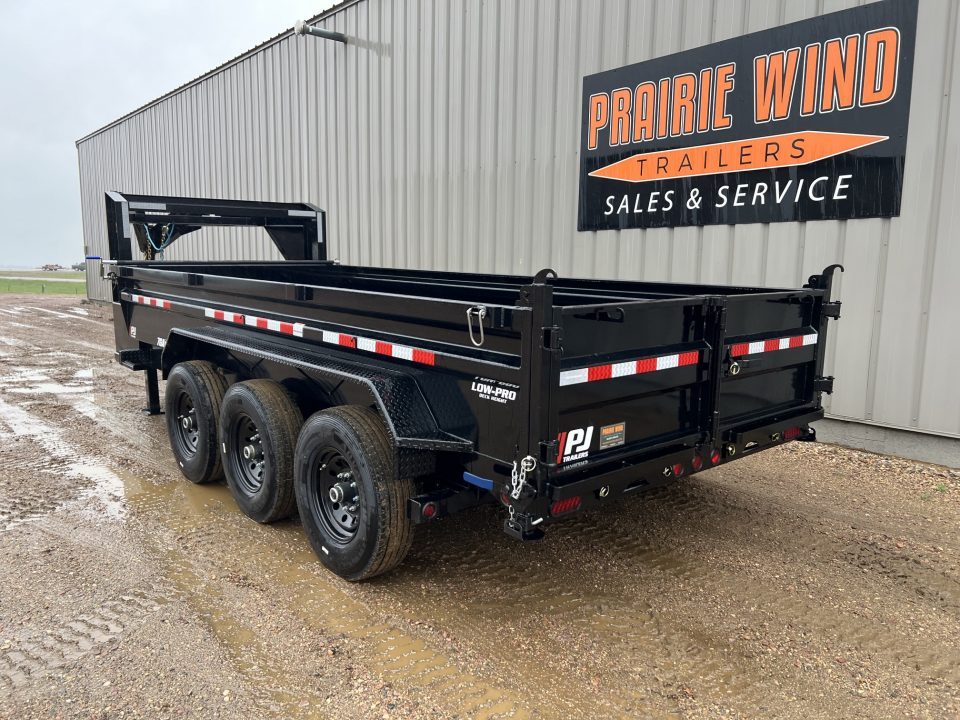 New 2027 PJ Trailers 16' DL Triple Axle Gooseneck Dump Trailer
