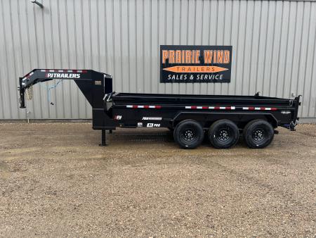 New 2027 PJ Trailers 16' DL Triple Axle Gooseneck Dump Trailer