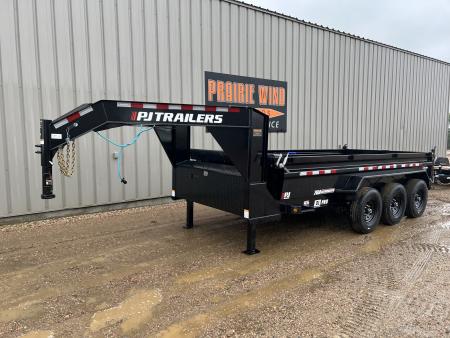 New 2027 PJ Trailers 16' DL Triple Axle Gooseneck Dump Trailer