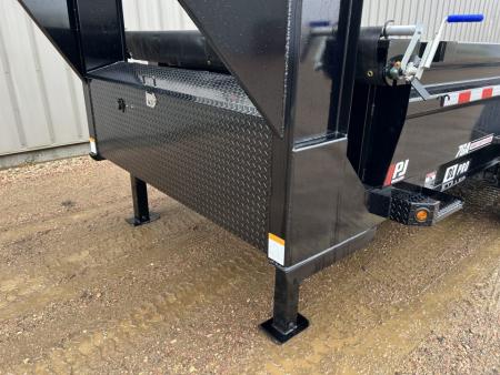New 2027 PJ Trailers 16' DL Triple Axle Gooseneck Dump Trailer
