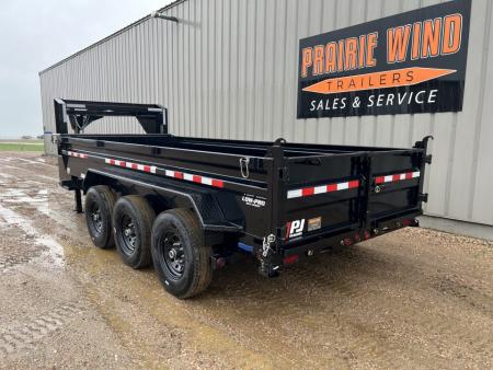 New 2027 PJ Trailers 16' DL Triple Axle Gooseneck Dump Trailer