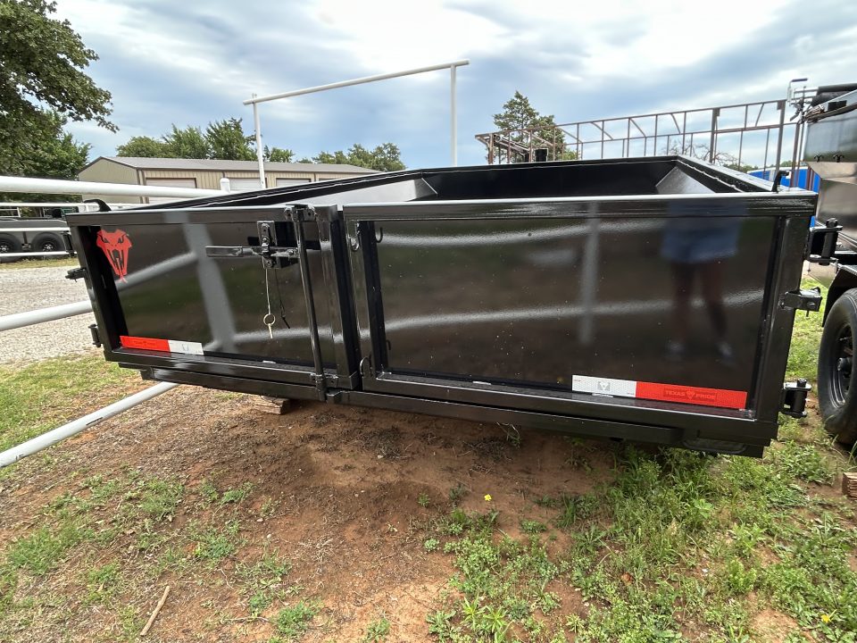New 2026 Texas Pride Trailers 7x12x2 7K Tandem Axles Dump Trailer - Equipment Ramps