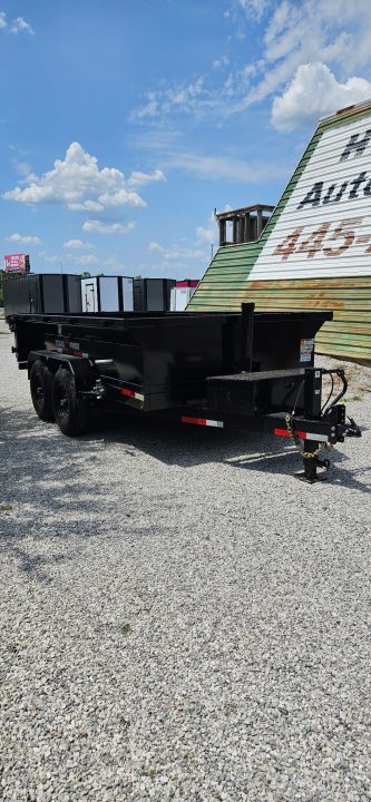 New 2026 Texas Pride Trailers 7x12x2 7K Tandem Axles Dump Trailer