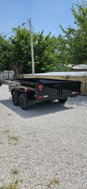 New 2026 Texas Pride Trailers 7x12x2 7K Tandem Axles Dump Trailer