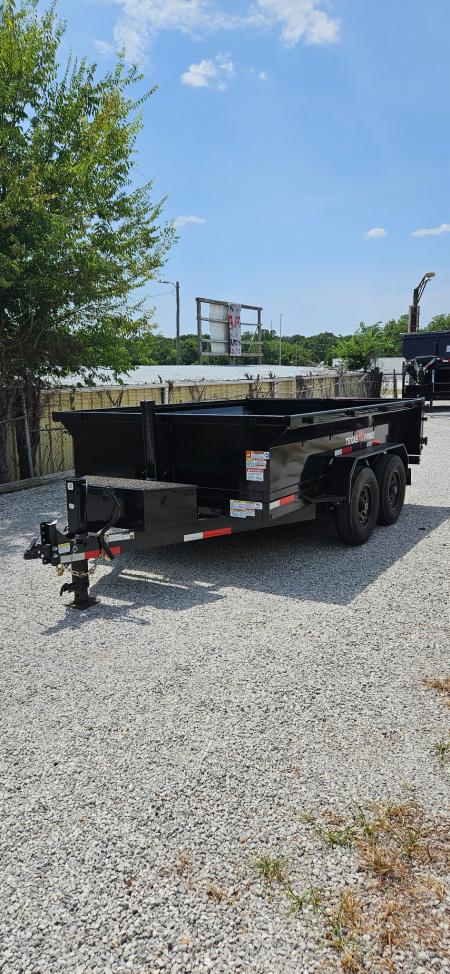 New 2026 Texas Pride Trailers 7x12x2 7K Tandem Axles Dump Trailer