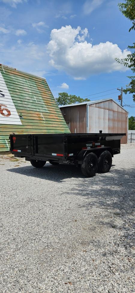 New 2026 Texas Pride Trailers 7x12x2 7K Tandem Axles Dump Trailer