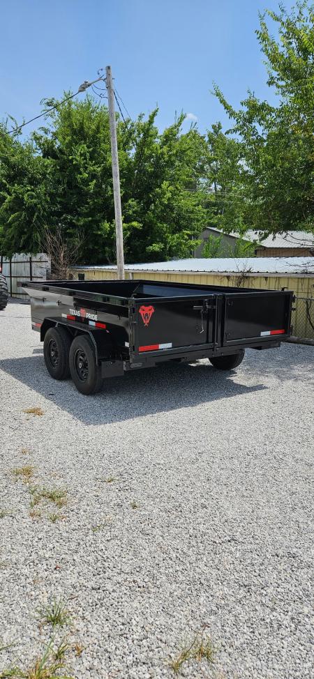 New 2026 Texas Pride Trailers 7x12x2 7K Tandem Axles Dump Trailer