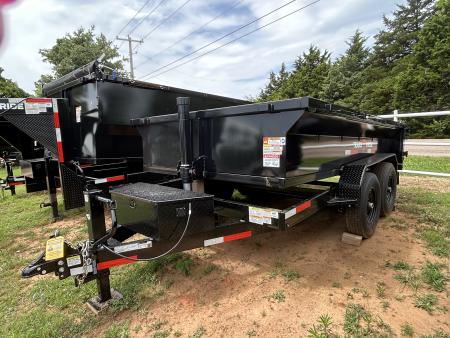 New 2026 Texas Pride Trailers 7x12x2 7K Tandem Axles Dump Trailer