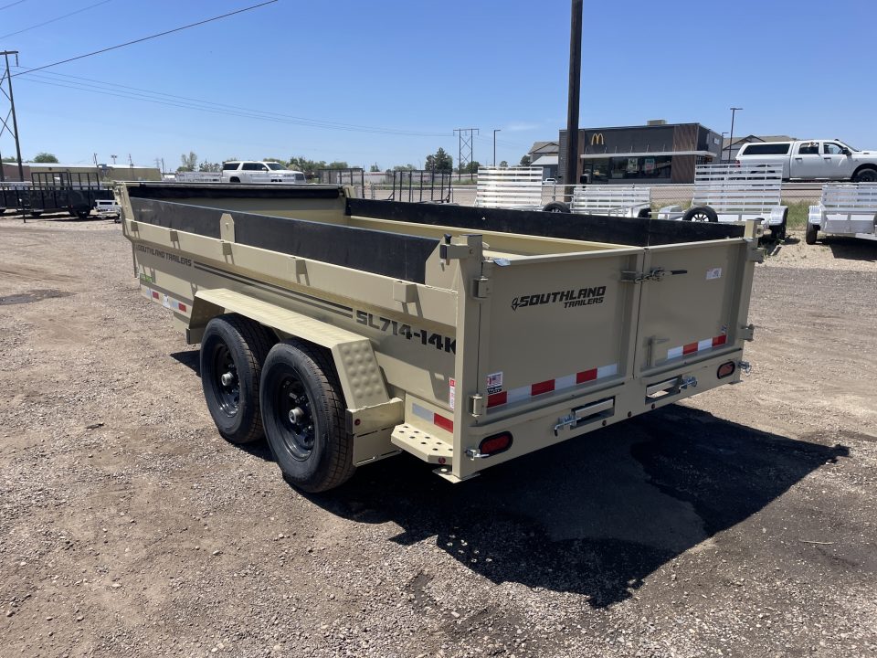New 2026 Southland 7x14 14k Dump Trailer