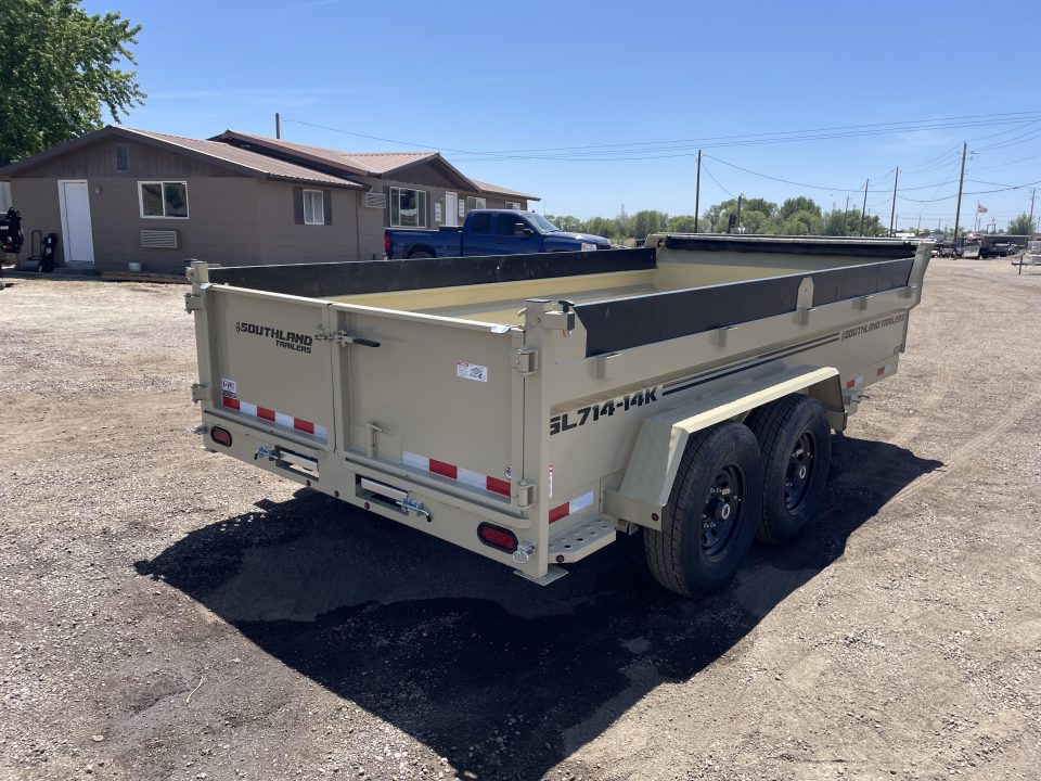 New 2026 Southland 7x14 14k Dump Trailer