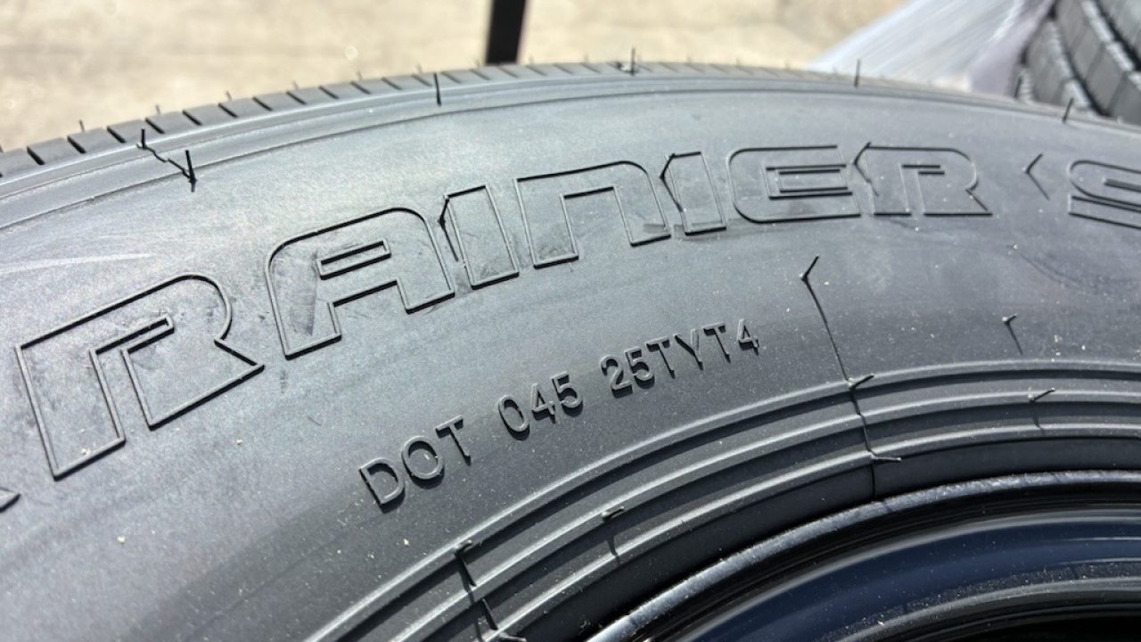 New 2026 All Pro RAINIER ST235/80R106G 14 PLY WITH BLACK WHEEL Accessories