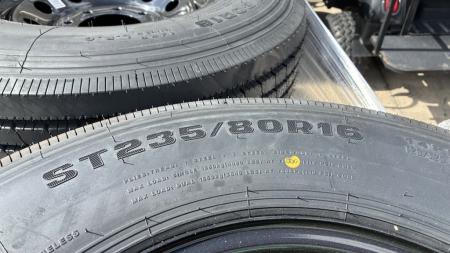 New 2026 All Pro RAINIER ST235/80R106G 14 PLY WITH BLACK WHEEL Accessories