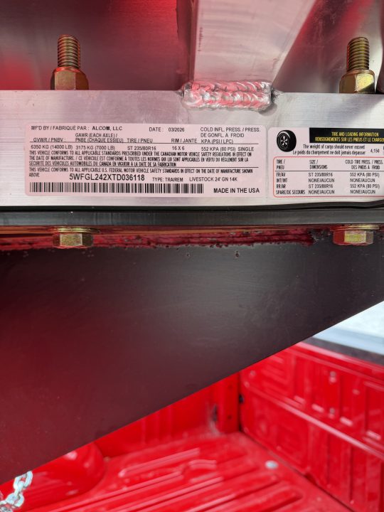 New 2026 Frontier Trailers Frontier Stock / Stock Combo Trailer