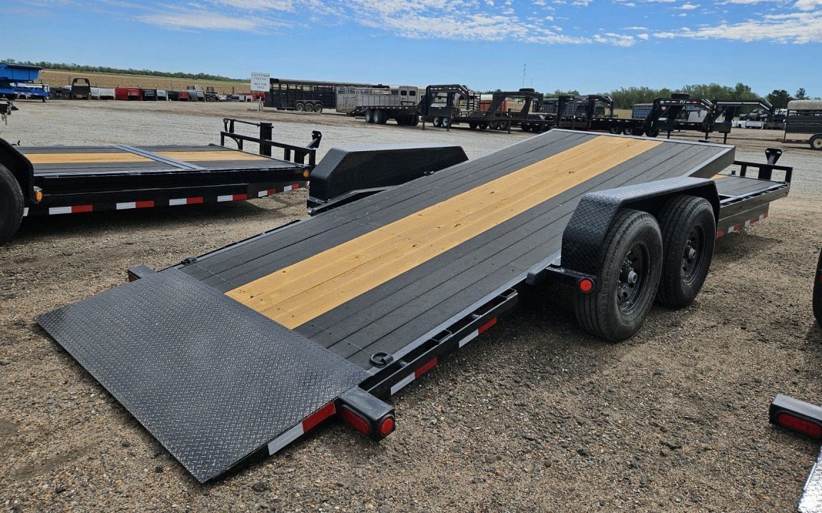 New 2027 PJ Trailers 83" x 22' 6" Channel Equipment Tilt, w/14ply Tires (T6) Tilt Trailer