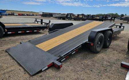 New 2027 PJ Trailers 83" x 22' 6" Channel Equipment Tilt, w/14ply Tires (T6) Tilt Trailer