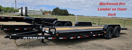 New 2027 PJ Trailers 83  x 22' 6  Channel Equipment Tilt, w/14ply Tires (T6) Tilt Trailer