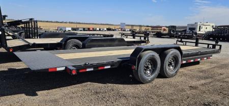 New 2027 PJ Trailers 83" x 22' 6" Channel Equipment Tilt, w/14ply Tires (T6) Tilt Trailer