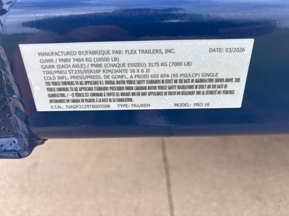 New 2026 Air Tow PRO16 Specialty Trailer