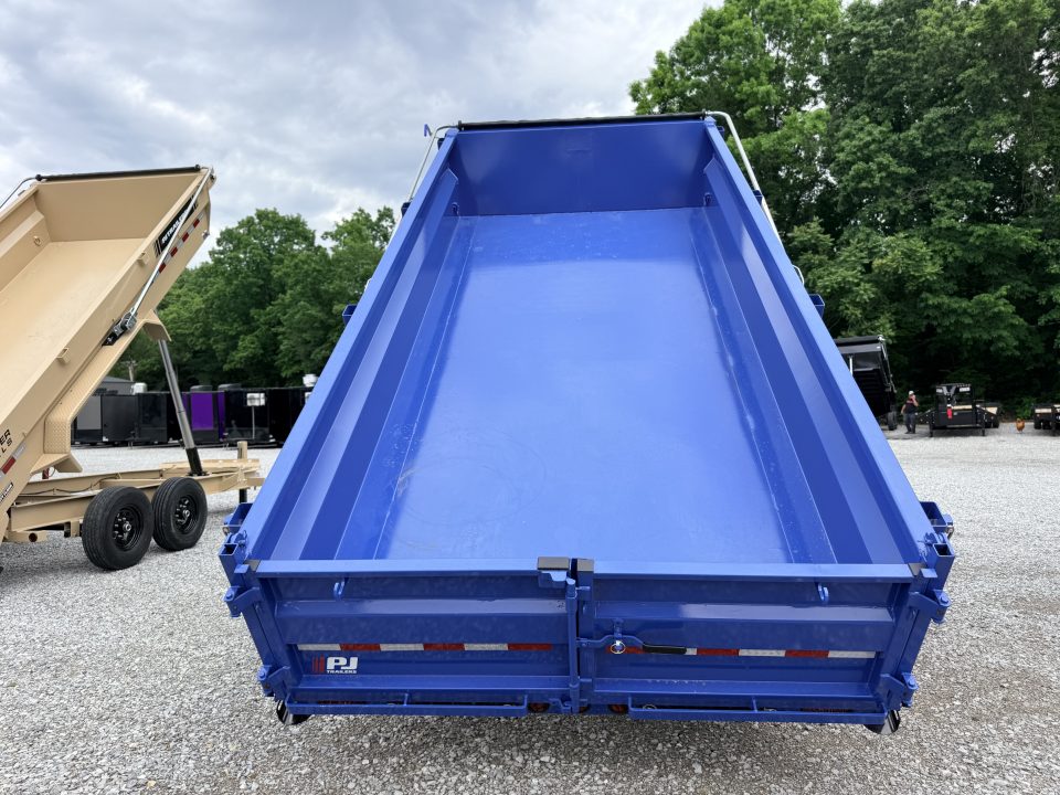 New 2026 PJ Trailers 7X16 (6 STAGE TELESCOPIC) DUMP TRAILER 15400 GVWR Dump Trailer