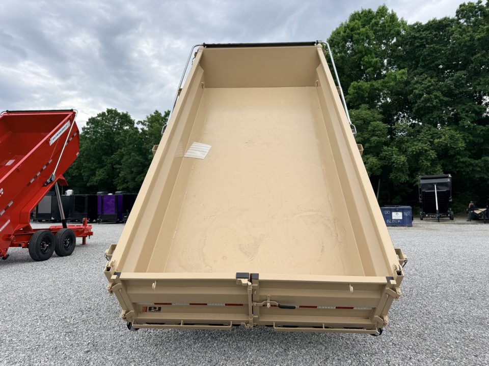 New 2026 PJ Trailers 7X16 (6 STAGE TELESCOPIC) DUMP TRAILER 15400 GVWR Dump Trailer