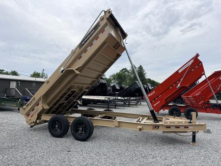 New 2026 PJ Trailers 7X16 (6 STAGE TELESCOPIC) DUMP TRAILER 15400 GVWR Dump Trailer