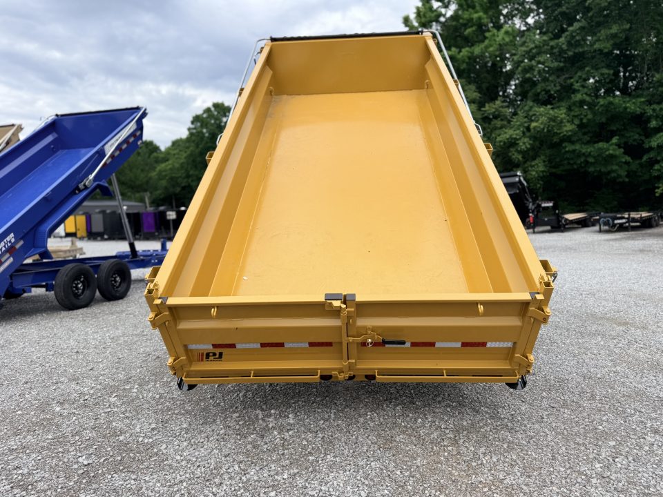 New 2026 PJ Trailers 7X16 (6 STAGE TELESCOPIC) DUMP TRAILER 15400 GVWR Dump Trailer