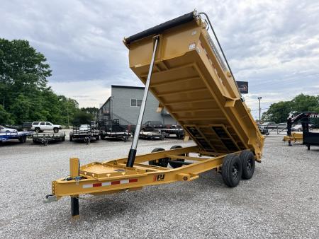 New 2026 PJ Trailers 7X16 (6 STAGE TELESCOPIC) DUMP TRAILER 15400 GVWR Dump Trailer