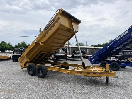 New 2026 PJ Trailers 7X16 (6 STAGE TELESCOPIC) DUMP TRAILER 15400 GVWR Dump Trailer