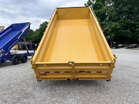 New 2026 PJ Trailers 7X16 (6 STAGE TELESCOPIC) DUMP TRAILER 15400 GVWR Dump Trailer