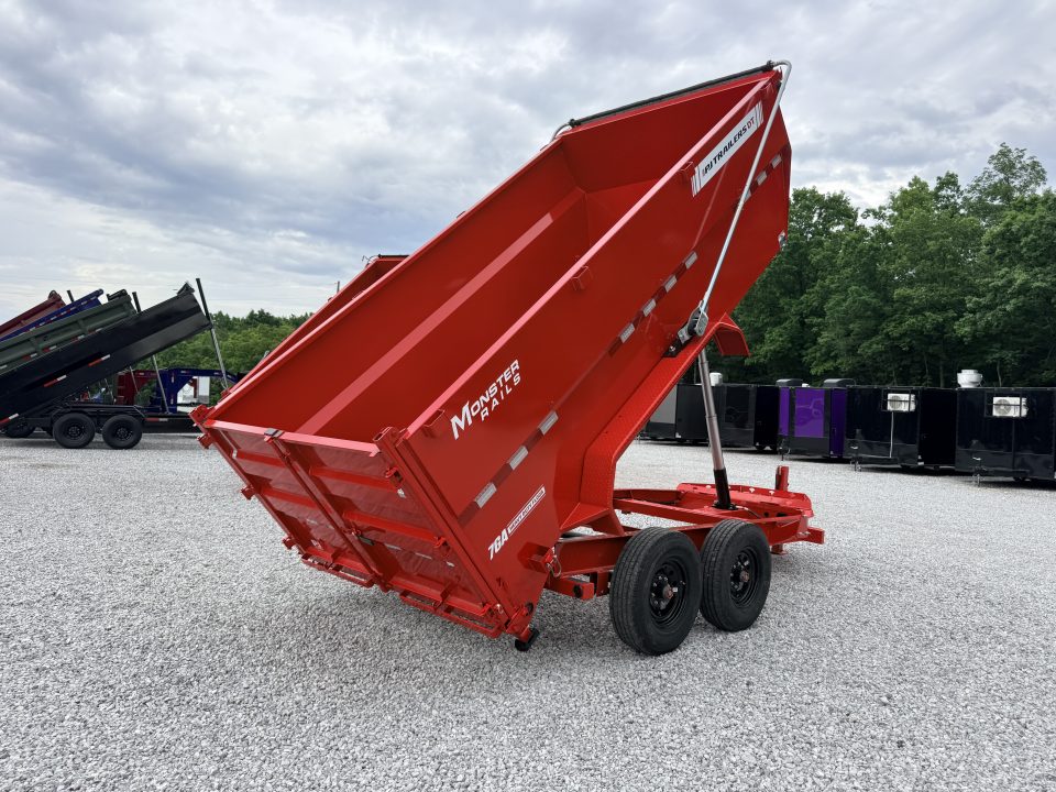 New 2026 PJ Trailers 7X14 (4FT WALL) 5 STAGE TELESCOPIC DUMP TRAILER 17600 GVWR Dump Trailer