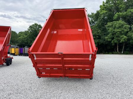 New 2026 PJ Trailers 7X14 (4FT WALL) 5 STAGE TELESCOPIC DUMP TRAILER 17600 GVWR Dump Trailer