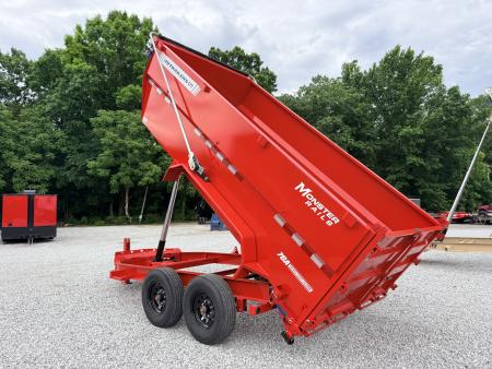 New 2026 PJ Trailers 7X14 (4FT WALL) 5 STAGE TELESCOPIC DUMP TRAILER 17600 GVWR Dump Trailer
