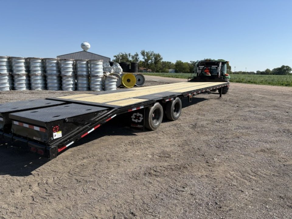 New 2026 Buckshot Bolt 36R 102x36ft Deckover Flatbed Trailer 12k axles