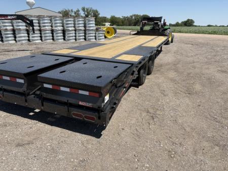 New 2026 Buckshot Bolt 36R 102x36ft Deckover Flatbed Trailer 12k axles