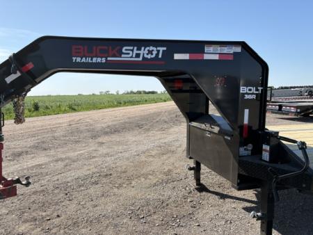New 2026 Buckshot Bolt 32R 102x32ft Deckover Flatbed Trailer 10k axles