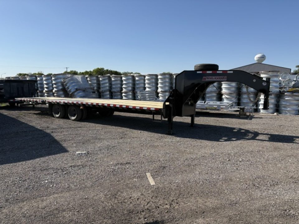 New 2026 Midsota FBHB32-GN-230 Deckover Flatbed Trailer 102x32ft 10k axles