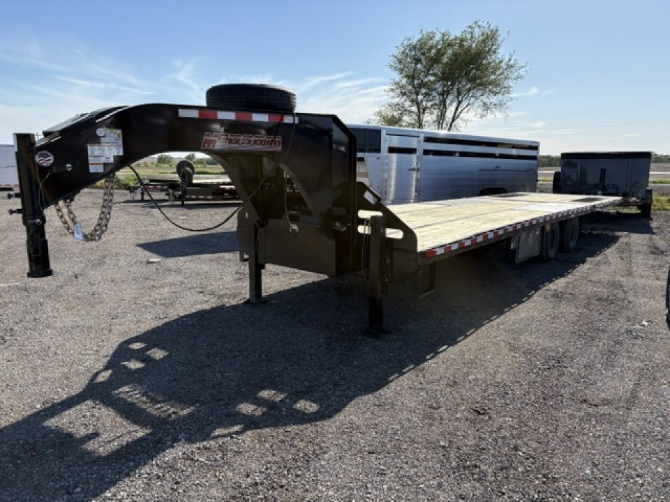 New 2026 Midsota FBHB32-GN-230 Deckover Flatbed Trailer 102x32ft 10k axles