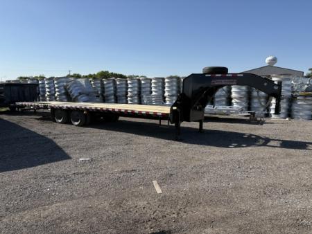 New 2026 Midsota FBHB32-GN-230 Deckover Flatbed Trailer 102x32ft 10k axles