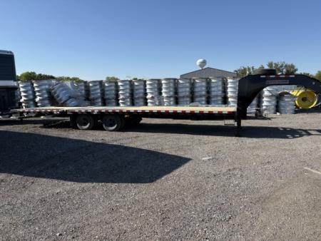 New 2026 Midsota FBHB32-GN-230 Deckover Flatbed Trailer 102x32ft 10k axles