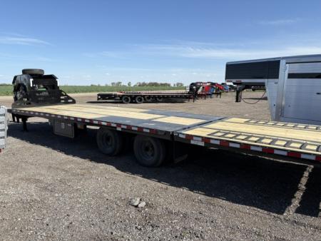 New 2026 Midsota FBHB32-GN-230 Deckover Flatbed Trailer 102x32ft 10k axles