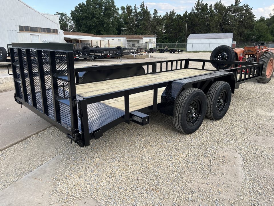 New 2026 Stag Trailers 82"x16' Tandem Axle Dovetail ATV Utility Trailer