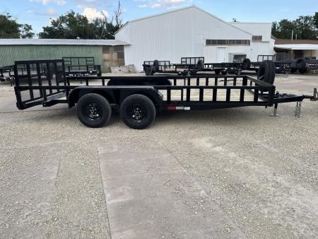 New 2026 Stag Trailers 82"x16' Tandem Axle Dovetail ATV Utility Trailer
