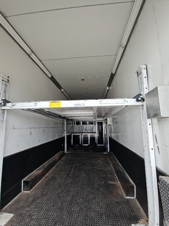 Used 2009 United Expressline 8.5 x 28 21K Enclosed 2-Car Stacker Car / Racing Trailer