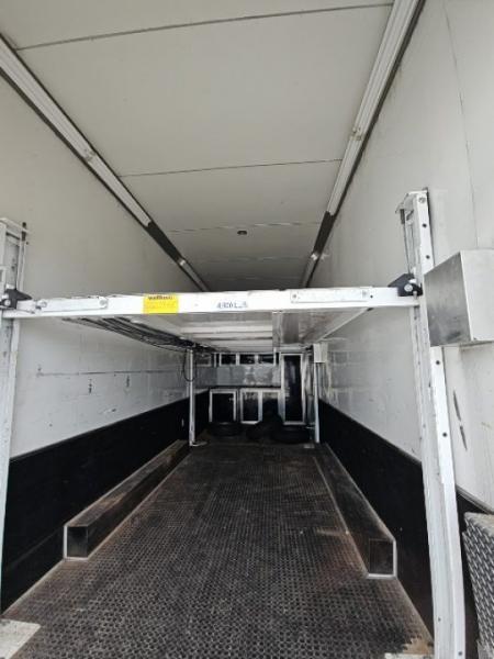 Used 2009 United Expressline 8.5 x 28 21K Enclosed 2-Car Stacker Car / Racing Trailer
