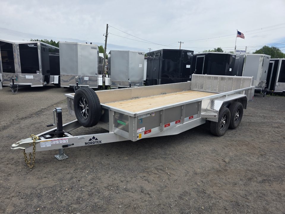 New 2026 Nordtek 82X16 7K - ALUMINUM Utility Trailer