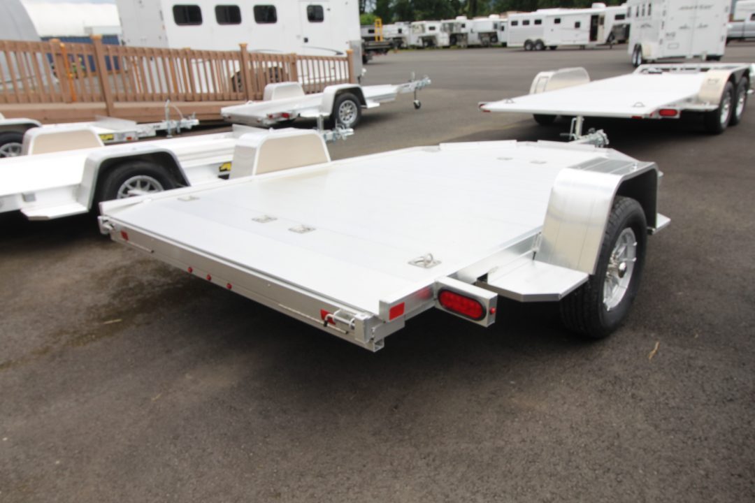 New 2027 Aluma MC210 Single Axle- Ramp- Motorcycle Trailer