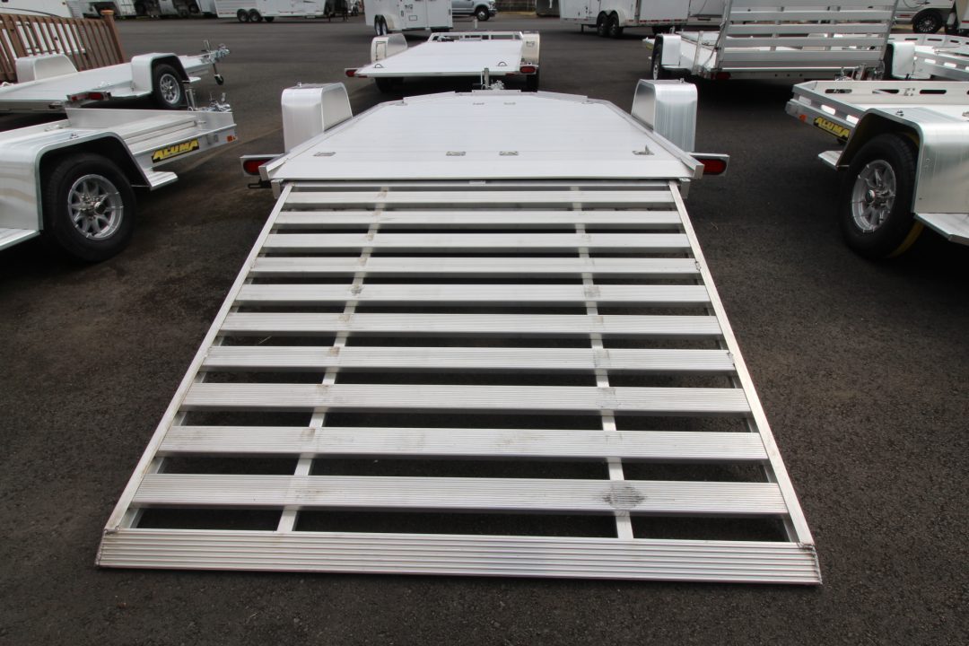 New 2027 Aluma MC210 Single Axle- Ramp- Motorcycle Trailer