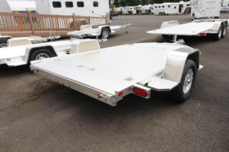 New 2027 Aluma MC210 Single Axle- Ramp- Motorcycle Trailer